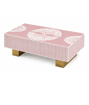 Mother of Pearl Inlay Luxom Rectangular Coffee Table - Phoenixed