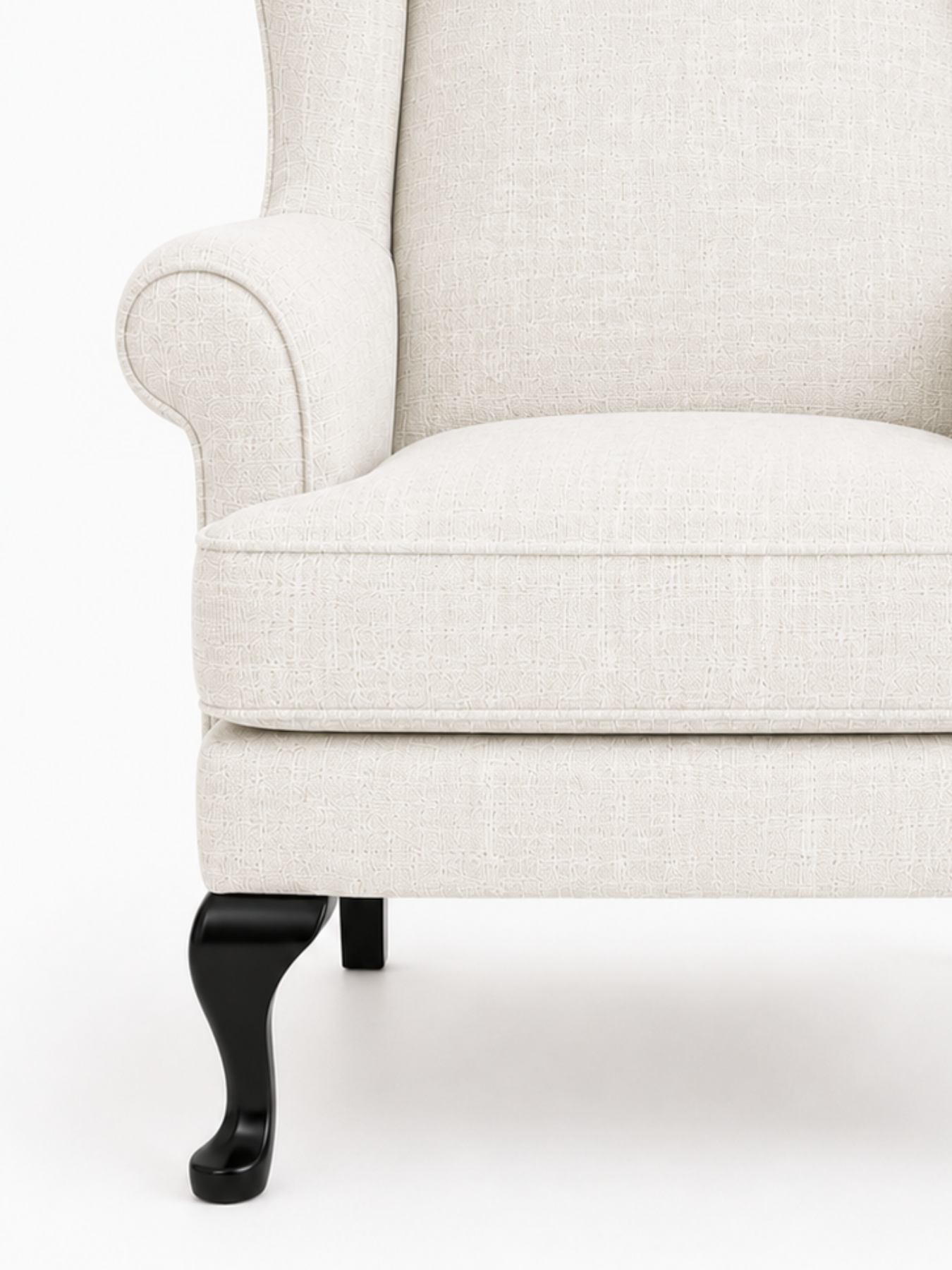 Elvara Wing Chair – Premium Teak Wood