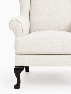 Elvara Wing Chair – Premium Teak Wood