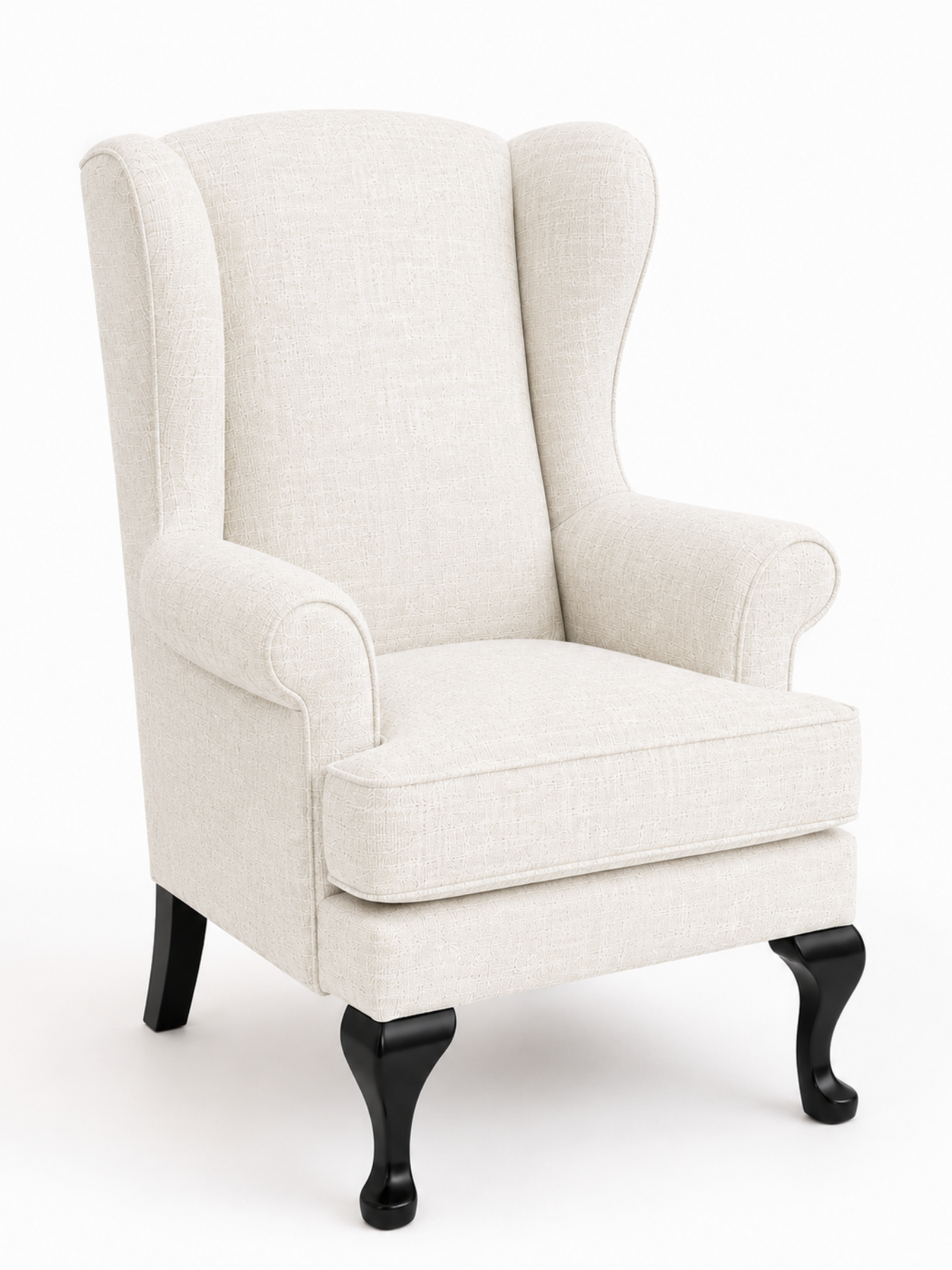 Elvara Wing Chair – Premium Teak Wood