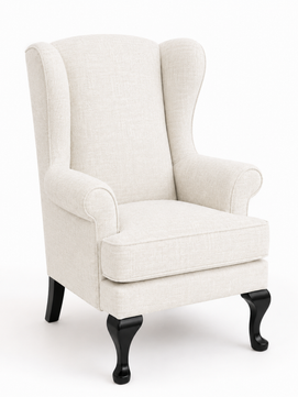 Elvara Wing Chair – Premium Teak Wood