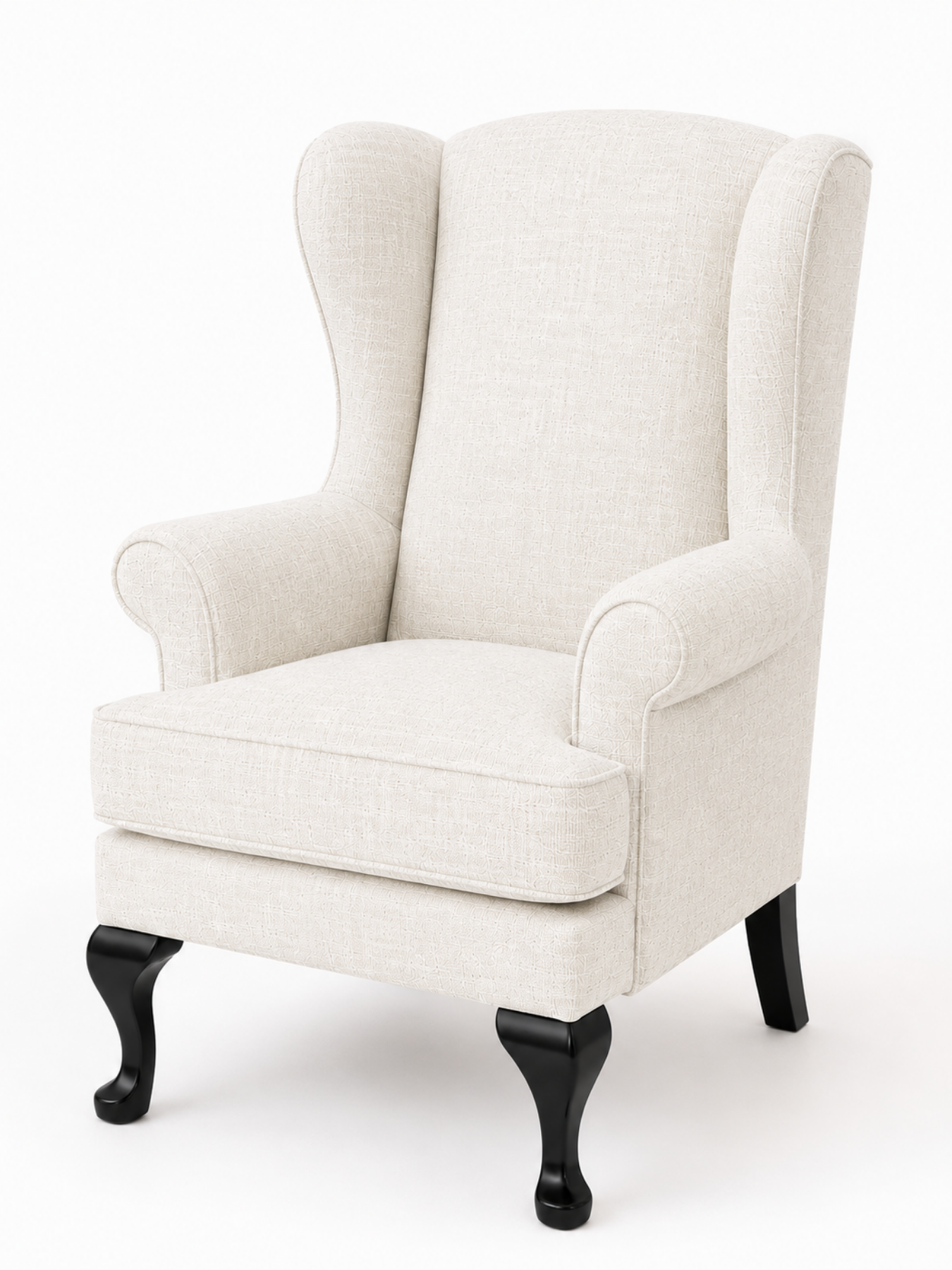 Elvara Wing Chair – Premium Teak Wood