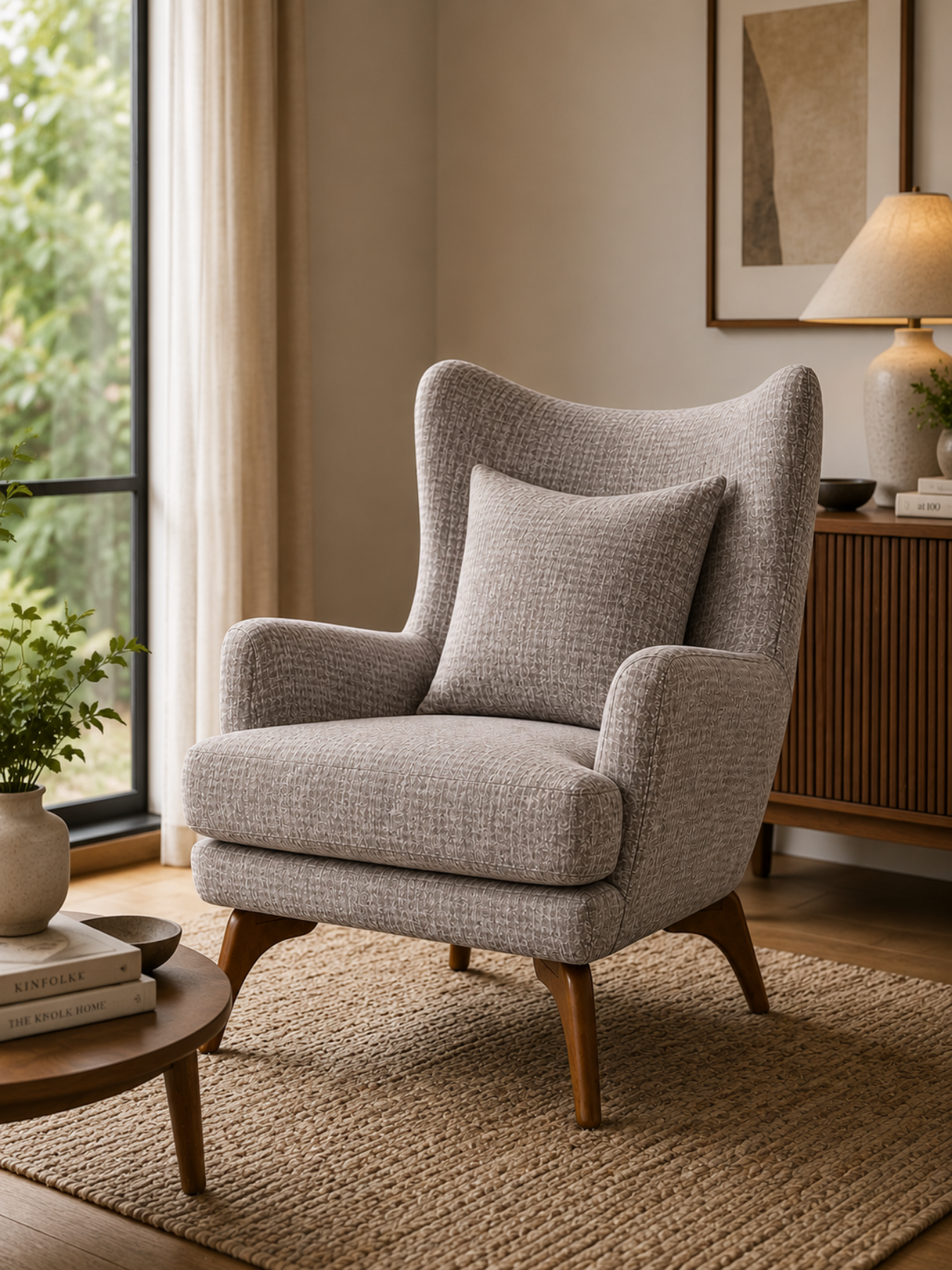 Wingback Accent Chai