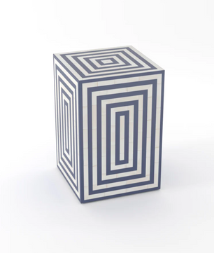 Inlay Rectangular Bedside Table