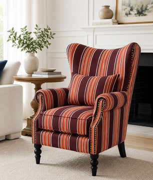 Eterna Crimson Heritage Wing Chair