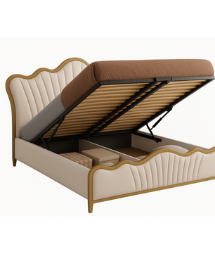 Copenhagen Cloud Bed in Boucle