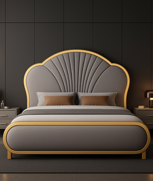 Copenhagen Cloud Bed in Boucle
