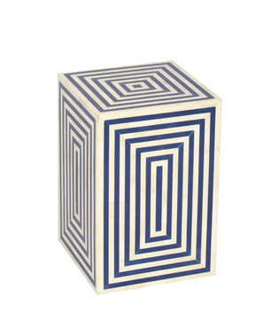 Inlay Rectangular Bedside Table