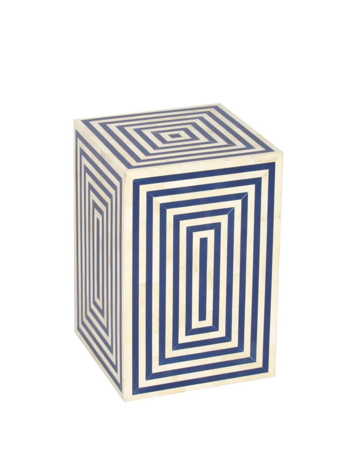 Inlay Rectangular Bedside Table
