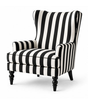 Evoria Regal Stripe Wing Chair
