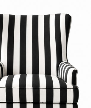 Evoria Regal Stripe Wing Chair