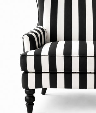 Evoria Regal Stripe Wing Chair