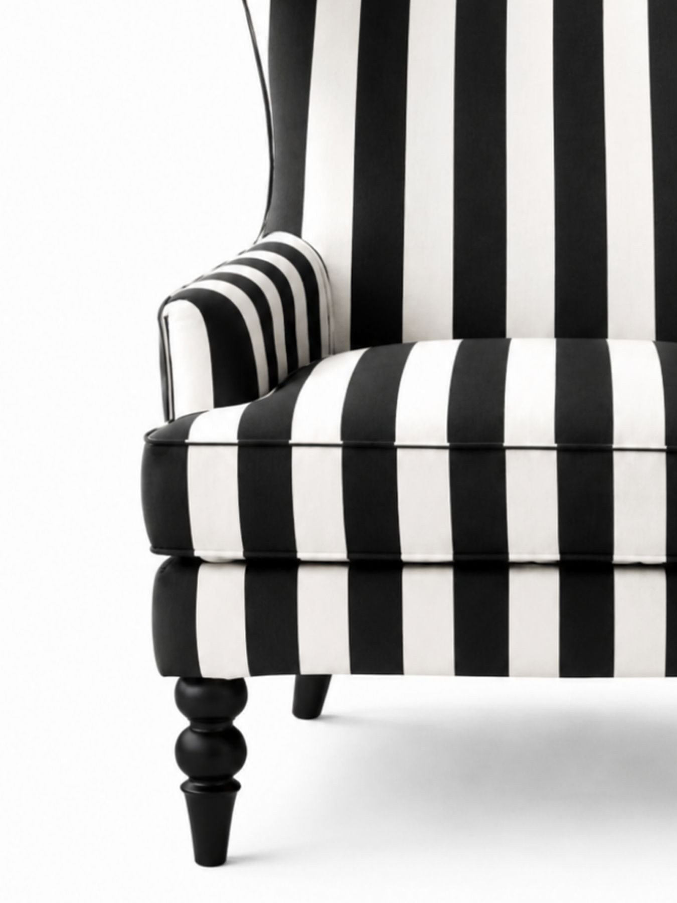Evoria Regal Stripe Wing Chair