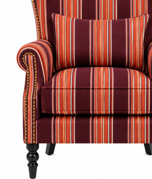 Eterna Crimson Heritage Wing Chair