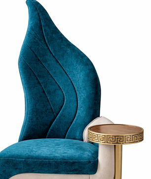 Elax Accent Chair with Integrated Side Table