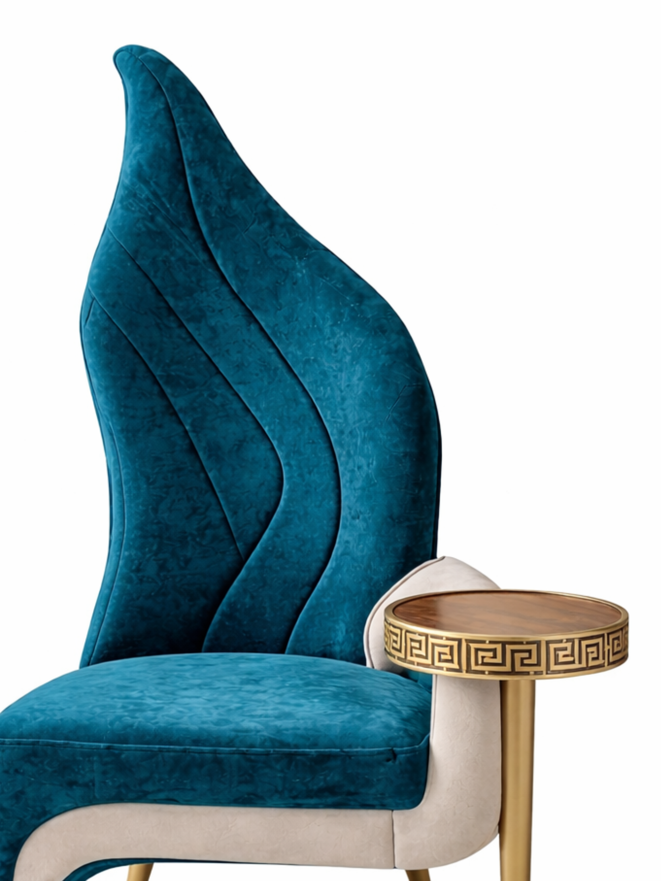 Elax Accent Chair with Integrated Side Table