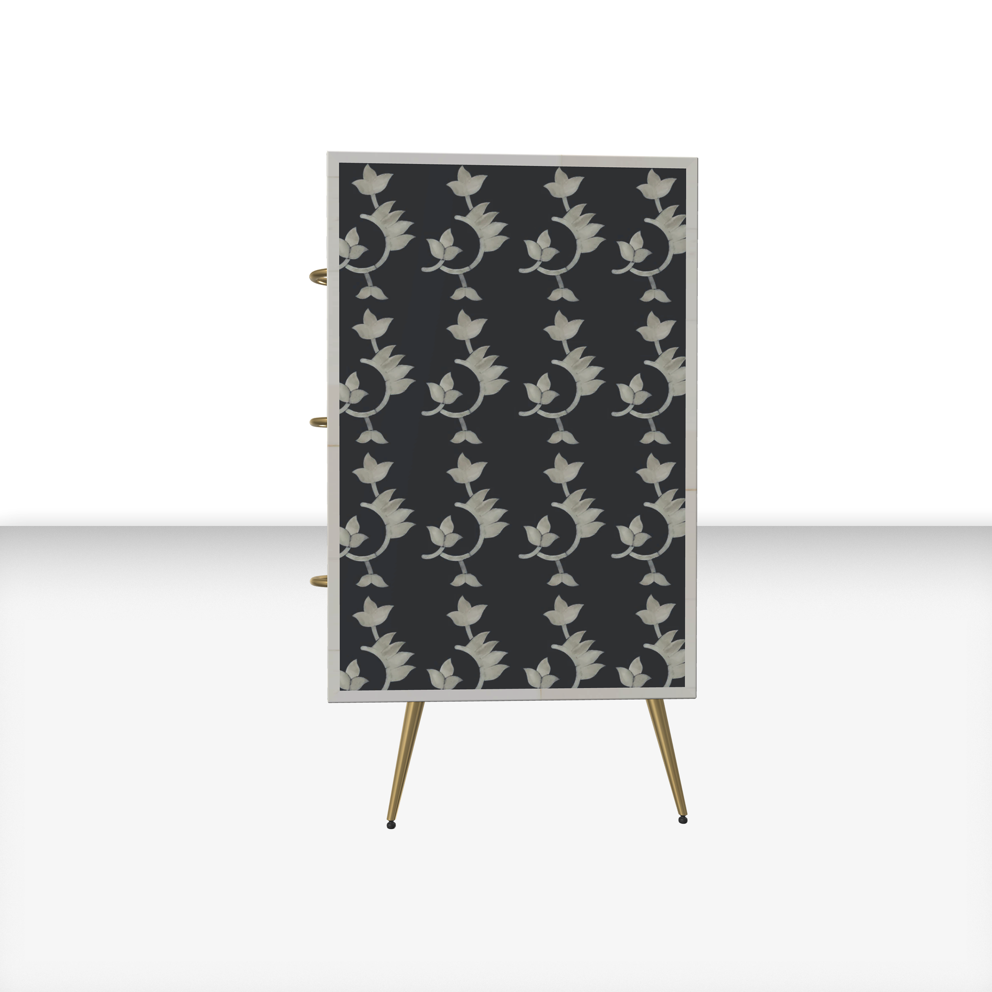 Inlay Storage Cabinet - Overlay Floral
