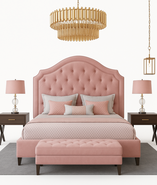 Royal luxury Italian Carved Wooden beds