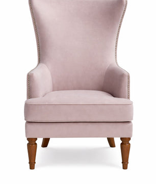 Elysian Velvet Wingback Accent Chair