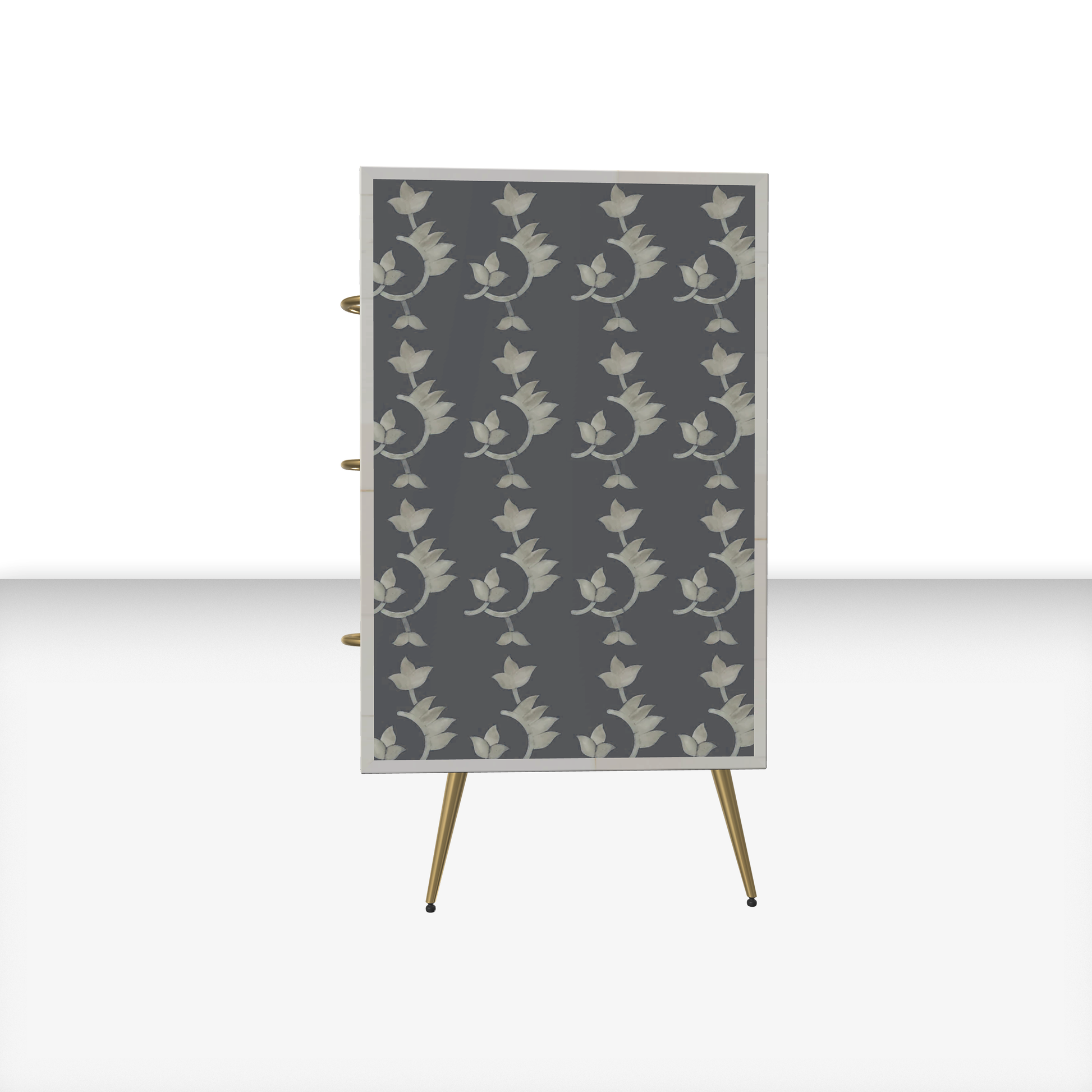 Inlay Storage Cabinet - Overlay Floral