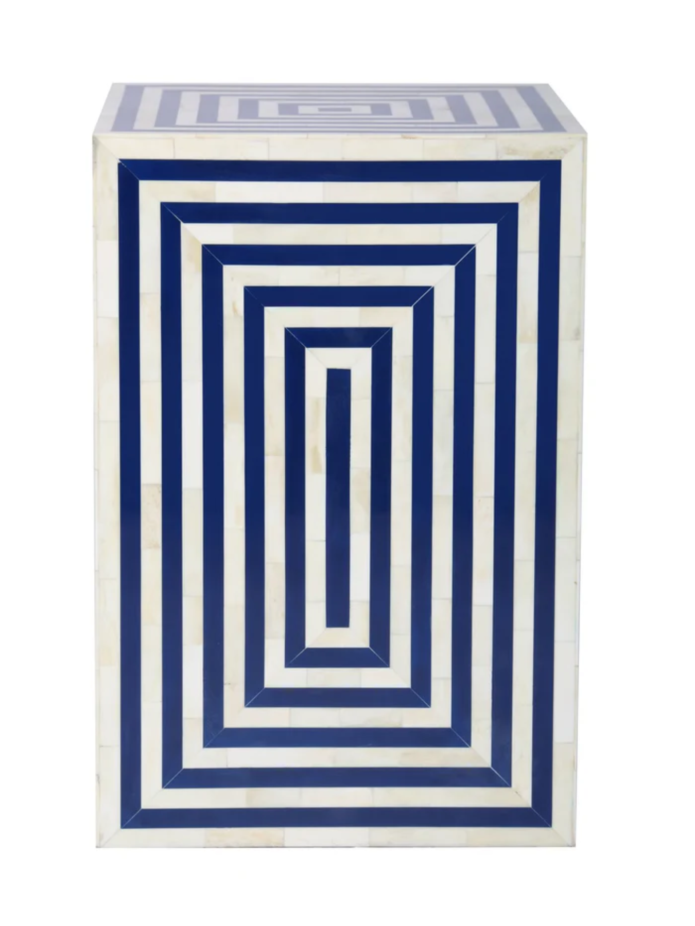Inlay Rectangular Bedside Table