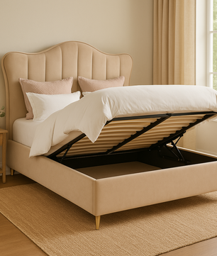 Royal luxury Italian Carved Wooden beds