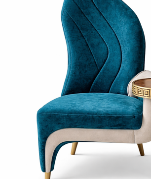 Elax Accent Chair with Integrated Side Table