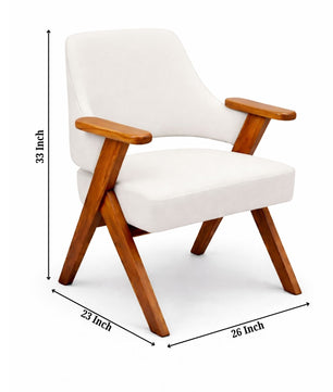 Solace Contemporary Wooden Lounge Chair