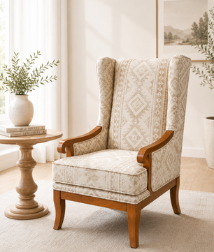 Venetia Wingback Chair with Cushion