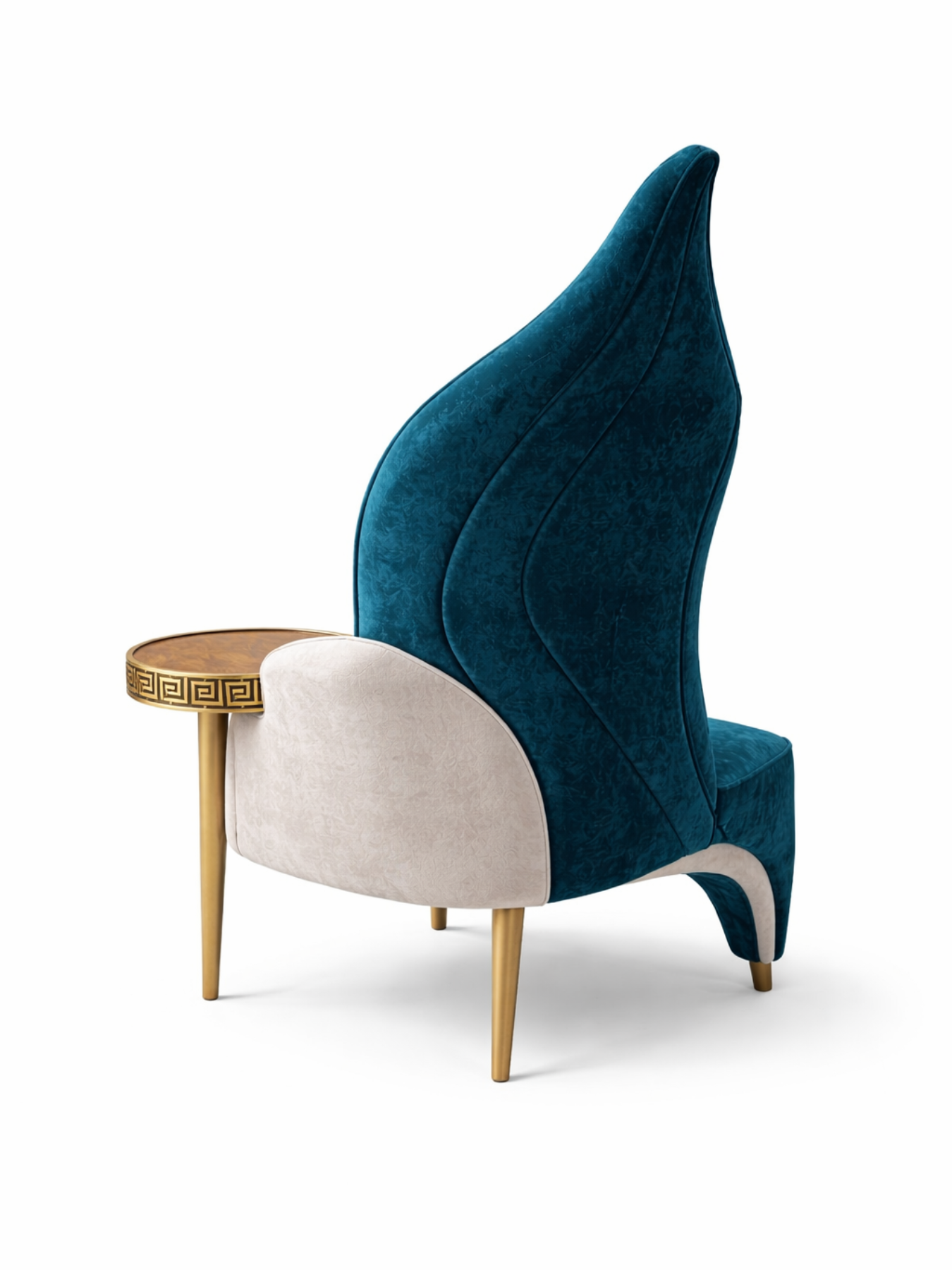 Elax Accent Chair with Integrated Side Table