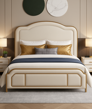 Copenhagen Cloud Bed in Boucle
