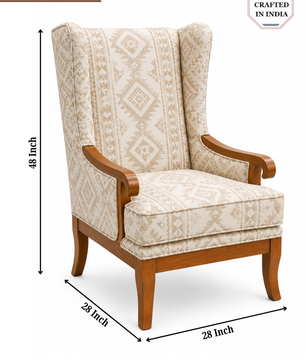 Venetia Wingback Chair with Cushion