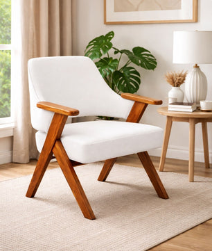 Solace Contemporary Wooden Lounge Chair