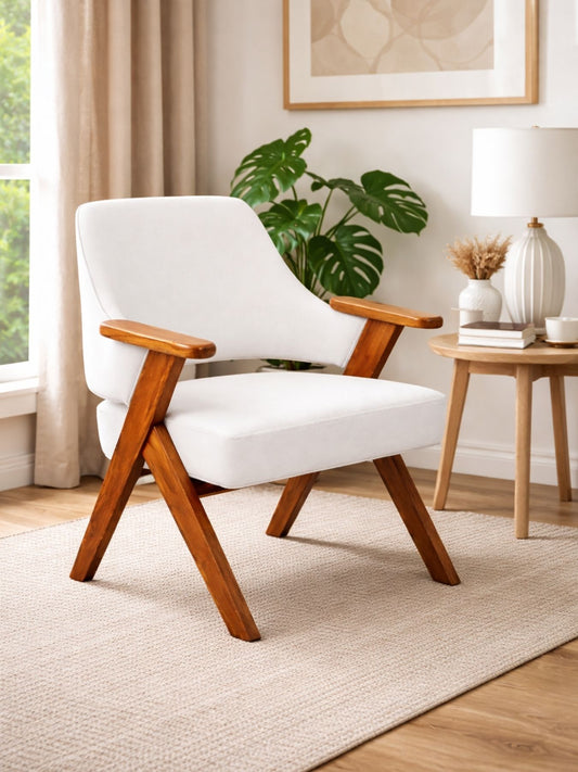 Solace Contemporary Wooden Lounge Chair