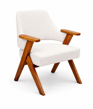 Solace Contemporary Wooden Lounge Chair