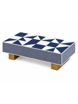 Inlay Polygon Grande Rectangular Coffee Table