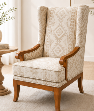 Venetia Wingback Chair with Cushion
