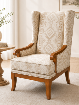 Venetia Wingback Chair with Cushion