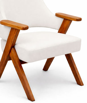 Solace Contemporary Wooden Lounge Chair