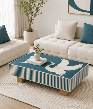Rectangular Coffee Table - Aviara Bird