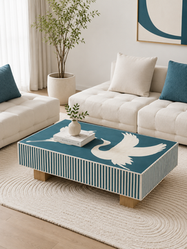 Rectangular Coffee Table - Aviara Bird