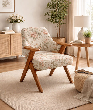 Yuki Contemporary Wooden Lounge Chair