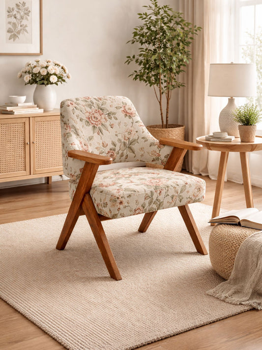 Yuki Contemporary Wooden Lounge Chair