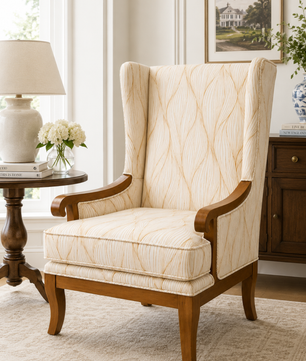 Evara Premium Wingback Lounge Chair