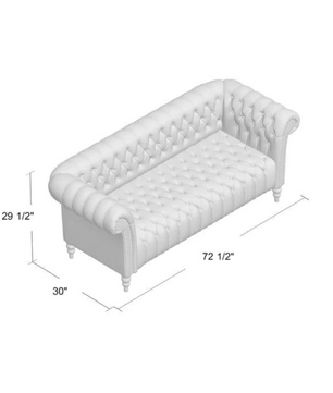 3 Seater Chesterfield Sofa