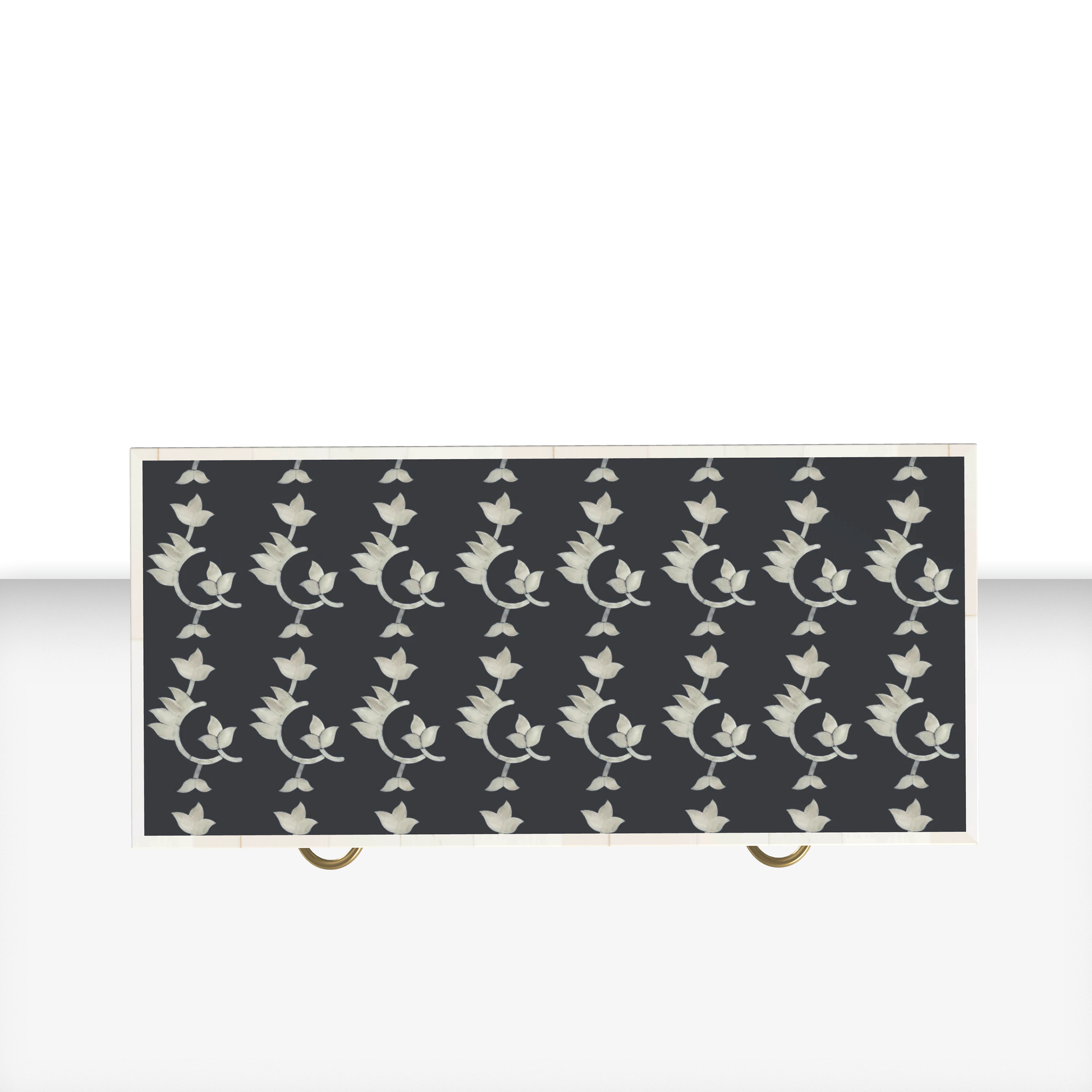 Inlay Storage Cabinet - Overlay Floral