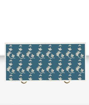 Inlay Storage Cabinet - Overlay Floral