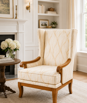 Evara Premium Wingback Lounge Chair