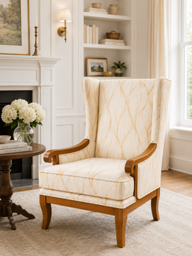 Evara Premium Wingback Lounge Chair