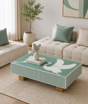 Rectangular Coffee Table - Aviara Bird